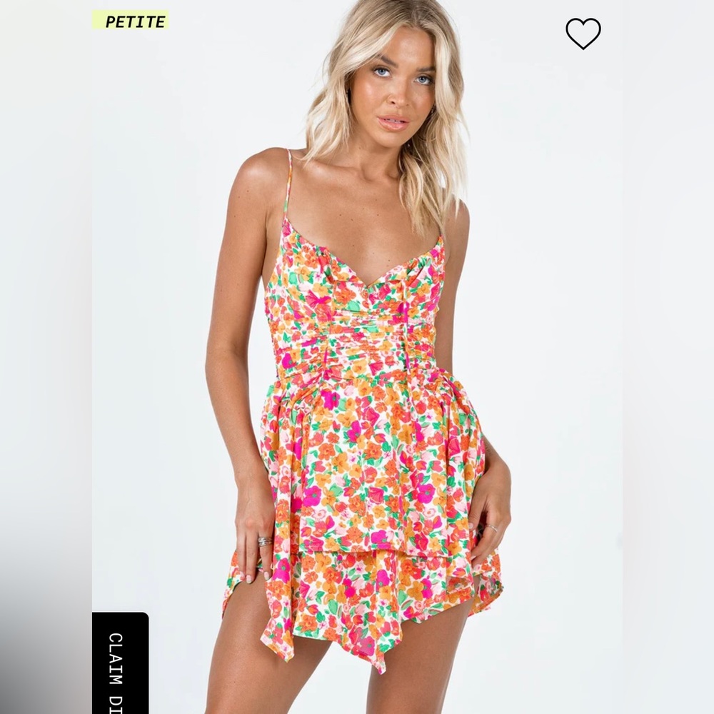 Princes polly BARRETT MINI DRESS MULTI FLORAL PETITE